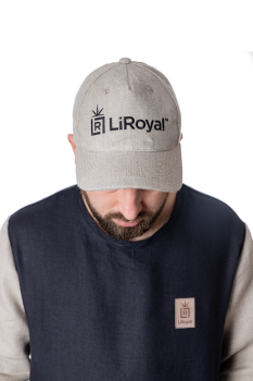 Gorra de cáñamo LiRoyal #1 naturalmente gris