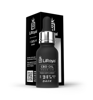 CBD Dark LiRoyal oil 24% - 11 ml